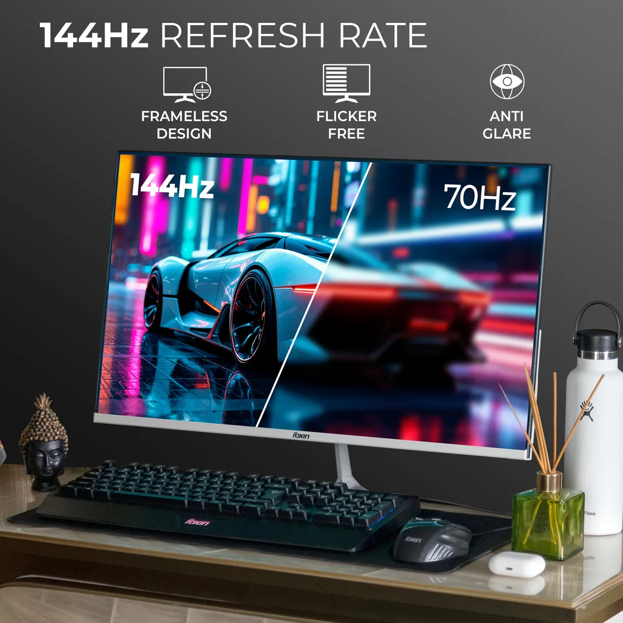 Foxin LED Monitor 24" FHD 144Hz with Speaker (Elite Ultra) view 5